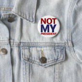 Badge Rond 5 Cm Non mon président (En situation)