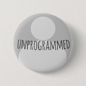 Badge Rond 5 Cm non programmé (Quaker) avec personne (Devant)