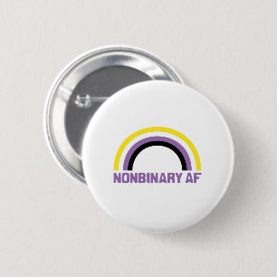 Badge Rond 5 Cm Nonbinaire AF