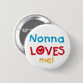 Badge Rond 5 Cm Nonna aime mes t-shirts et cadeaux (Devant & derrière)