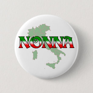 Badge Rond 5 Cm Nonna (grand-mère italienne)