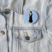 Badge Rond 5 Cm Nonne (En situation)