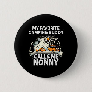 Badge Rond 5 Cm Nonny Camper Mes meilleurs copains de camping m'ap