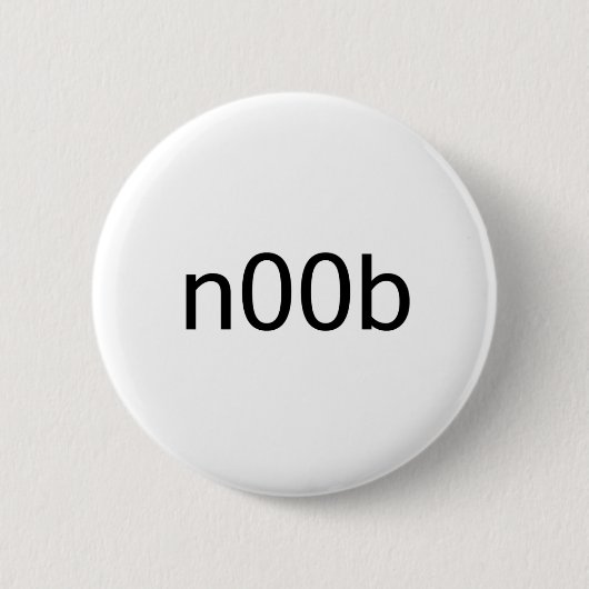 Badge Rond 5 Cm noob (Devant)