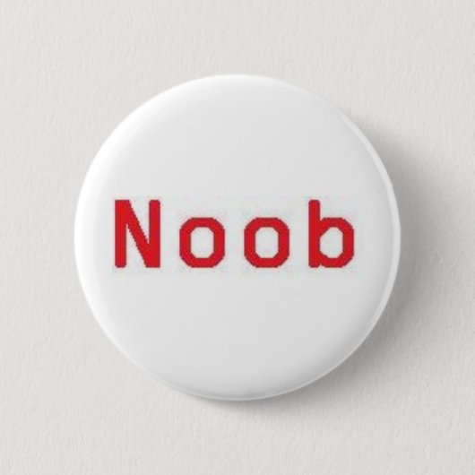Badge Rond 5 Cm Noob (Devant)