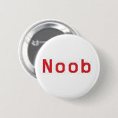 Badge Rond 5 Cm Noob (Devant & derrière)