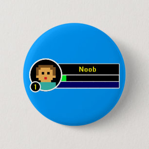 Badge Rond 5 Cm Noob Button