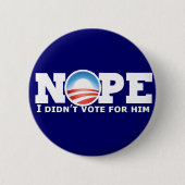 Badge Rond 5 Cm Nope (Devant)