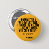 Badge Rond 5 Cm Normalité... Devis (devis) (Devant & derrière)