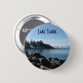 Badge Rond 5 Cm North Shore Lake Tahoe, Incline Village, Nevada (Devant & derrière)