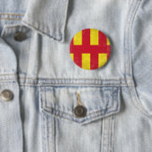 Badge Rond 5 Cm Northumberland (En situation)