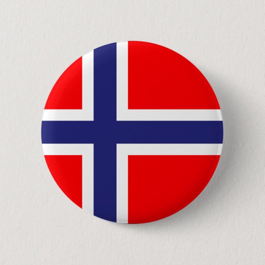 Badge Rond 5 Cm Norvège (Devant)