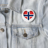 Badge Rond 5 Cm Norway Flag (En situation)