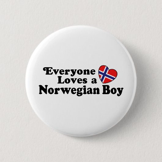 Badge Rond 5 Cm Norwegian Boy (Devant)