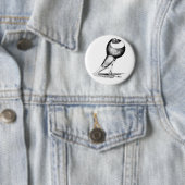 Badge Rond 5 Cm Norwich Cropper 1980 (En situation)