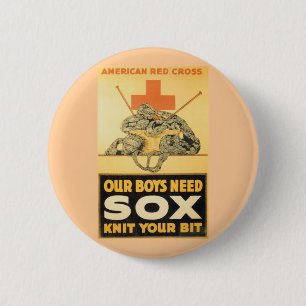 Badge Rond 5 Cm Nos garçons ont besoin de chaussettes