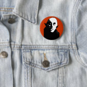 Badge Rond 5 Cm Nosferatu déplaisant superbe font face au (En situation)