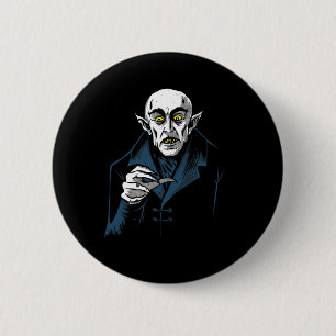Badge Rond 5 Cm Nosferatu Halloween Vampire Horreur Dracula