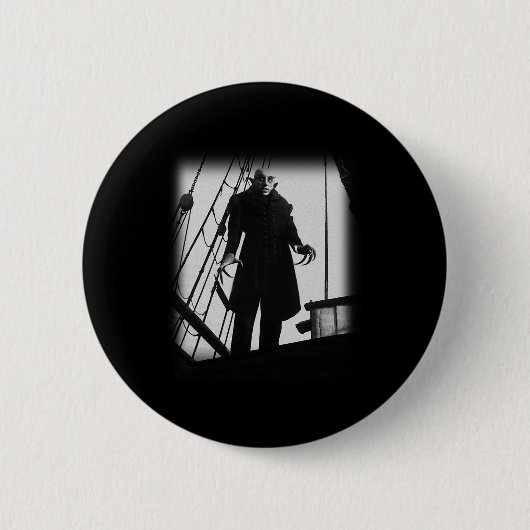 Badge Rond 5 Cm Nosferatu Vampire Horreur Dracula Vlad Tepes Poste (Devant)