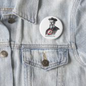 Badge Rond 5 Cm Nostradamus dit NOBAMA ! (En situation)