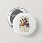 Badge Rond 5 Cm “not Just Any Witch, I’m La Befana” Funny Italian  (Devant & derrière)