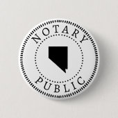 Badge Rond 5 Cm Notaire du Nevada (Devant)