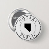 Badge Rond 5 Cm Notaire du Nevada (Devant & derrière)