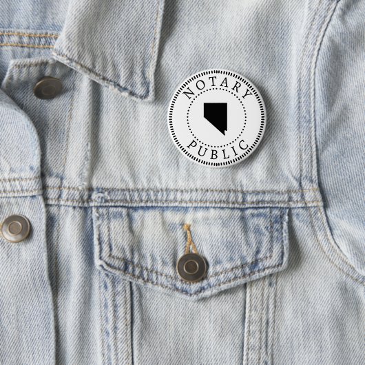 Badge Rond 5 Cm Notaire du Nevada (En situation)