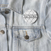 Badge Rond 5 Cm note de musique Motif Musique Thème Treble Clef (En situation)