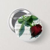 Badge Rond 5 Cm Notes d'amour (Devant & derrière)