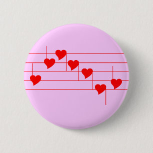 Badge Rond 5 Cm Notes de Love'n