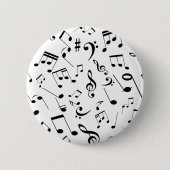 Badge Rond 5 Cm Notes musicales 3 (Devant)