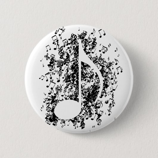 Badge Rond 5 Cm Notez l'explosion (Devant)