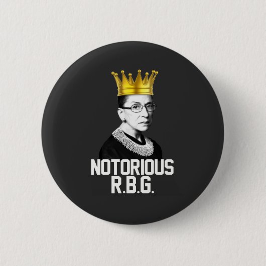 BADGE ROND 5 CM NOTORIEUX R.B.G. (Devant)