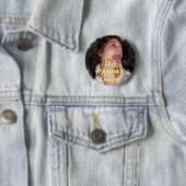 Badge Rond 5 Cm Notre chef courageux (En situation)