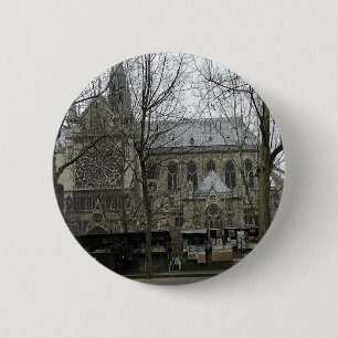 Badge Rond 5 Cm Notre Dame Church