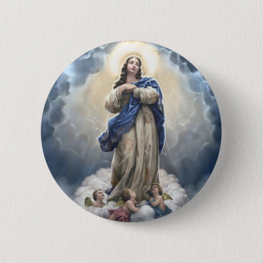 Badge Rond 5 Cm Notre-Dame de l'Assomption (Devant)