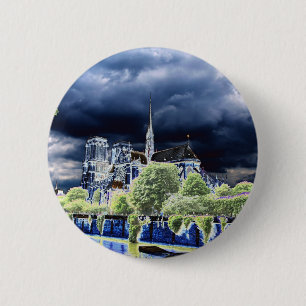 Badge Rond 5 Cm Notre Dame, Paris 4