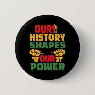 Badge Rond 5 Cm Notre Histoire Façonne Notre Avenir Mois de l'Hist