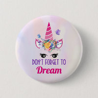 N'oubliez pas de rêver une licorne rose mignonne