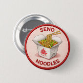 Badge Rond 5 Cm Nouilles (Devant & derrière)