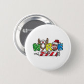 Badge Rond 5 Cm Nourriture Noël (Devant & derrière)