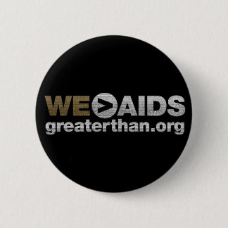Badge Rond 5 Cm NOUS > bouton de SIDA