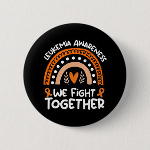 Badge Rond 5 Cm Nous combattons ensemble la leucémie