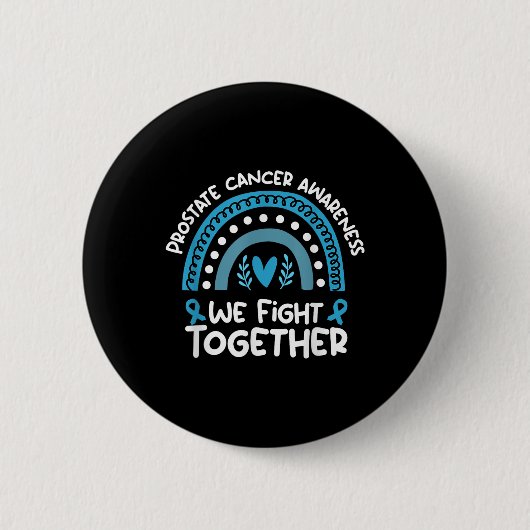 Badge Rond 5 Cm Nous combattons ensemble Prosta de sensibilisation (Devant)