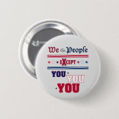 Badge Rond 5 Cm Nous le peuple (Devant & derrière)