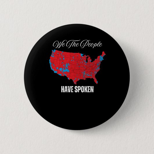 Badge Rond 5 Cm Nous, Le Peuple, Avons Parlé (Devant)