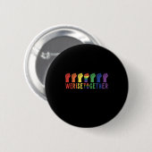 Badge Rond 5 Cm Nous montons la fierté LGBT (Devant & derrière)