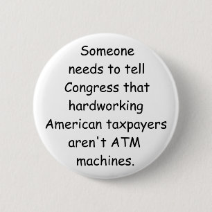 Badge Rond 5 Cm Nous ne sommes pas bouton d'ATMs