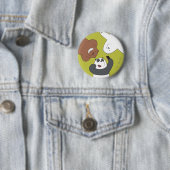 Badge Rond 5 Cm Nous portons des ours nus - #SquadButs (En situation)
